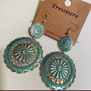 Concho Turquoise Earrings